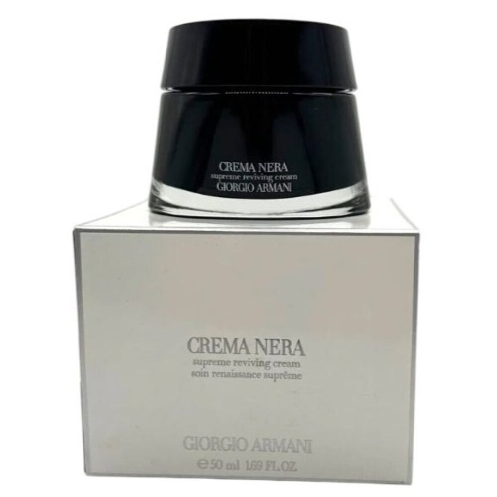 Giorgio Armani Crema Nera Supreme Light Reviving‎ Cream LARGE 1.69oz/50ml NEW
